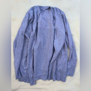 Gray cardigan